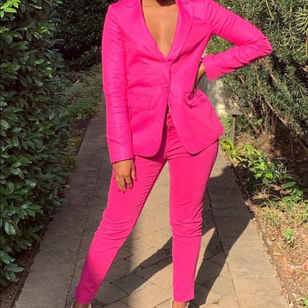 Pink Blazer Set